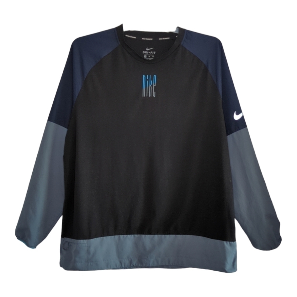 Nike Element Mixed Media Long Sleeve Crew Neck Pullover Men's XL - Picture 3 of 15